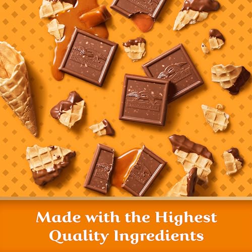 Ghirardelli Milk Chocolate Candy SQUARES with Caramel Waffle Cone Filling - 5.2oz thumbnail