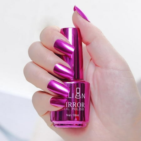 18ml Sexy Metallic Nail Polish Mirror Gel Nail Polish 8