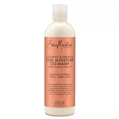 Shea Moisture Coconut & Hibiscus Co-Wash Conditioning Cleanser - 12 Fl Oz Pack of 6