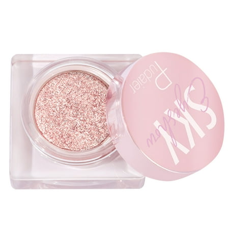 CLZOUD Eyeshadow Makeup High Shine Monochrome Eye Shadow Natural Micro High Gloss Pearl Fine Shine 12 Color Eye Shadow