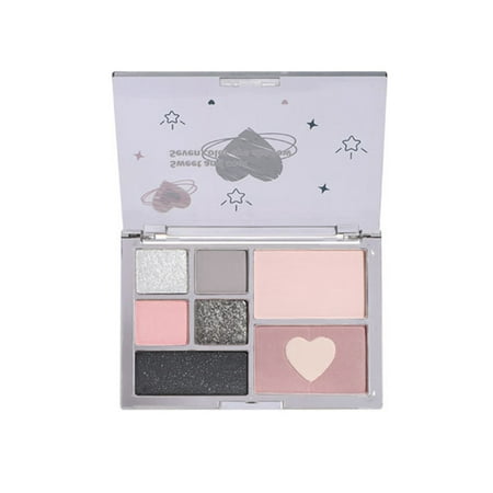 GWAABD Makeup Eyeshadow Palette Neutral Eyeshadow 7 Highly Pigmented Cool Toned Colors for Everyday Looks Travel Size Eye Shadow Makeup