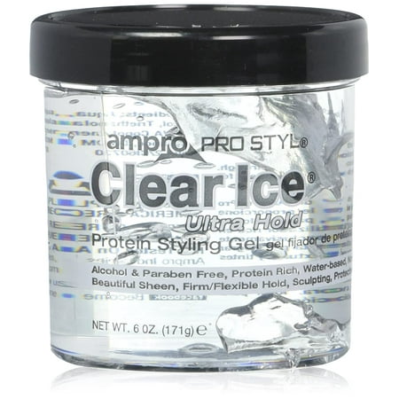 PRO STYL Clear Ice Ultra Hold Protein Styling Gel 6 OZ