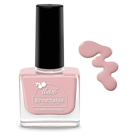 Iba Breathable Nail Color - B02 Sweet Blush  9ml | Enriched with Vitamin E | High Glossy Shine | Long Lasting | Nail Polish | 100% Natural  Vegan & Cr