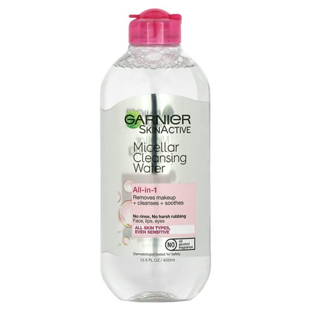 Garnier  SkinActive  All-in-1 Micellar Cleansing Water  All Skin Types  13.5 Fl Oz (400 Ml)