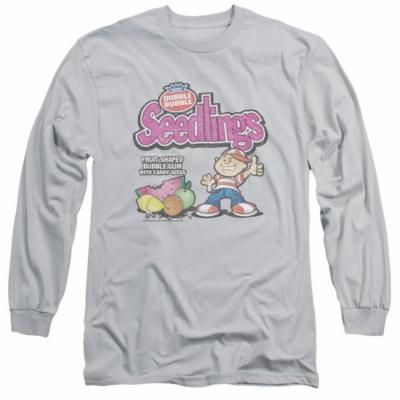 Dubble Bubble/seedlings - L/s Adult 18/1 - Silver - Xl