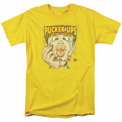 Dubble Bubble/pucker Ups - S/s Adult 18/1 - Yellow - Sm