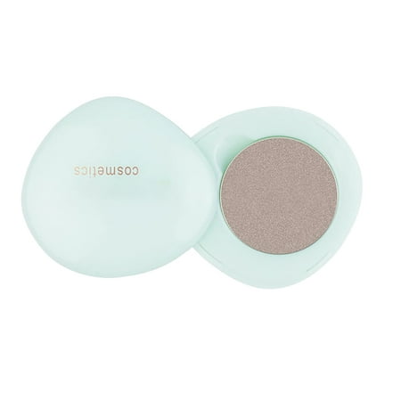 CLZOUD Eye Shadow Tray Single Eyeshadow Pressed Powder Eye Shadow Opaque Vegan High Pigment Eyeshadow for Day Night White