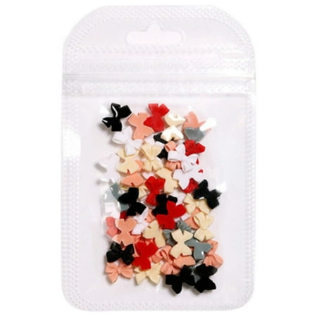 WOXINDA Acrylic Nail File Nail Chains 50Pcs 3D Gummy Candy Nail Charms Colorful Sugar Gummie Candy Lollipop Cute Kawaii 3D Nail Art Charms for Nail Ar