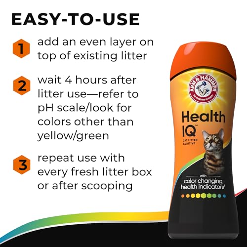 ARM & HAMMER Health IQ Cat Litter Additive  with Color Changing Health Indicators  Works with Most Litter  10 Oz thumbnail