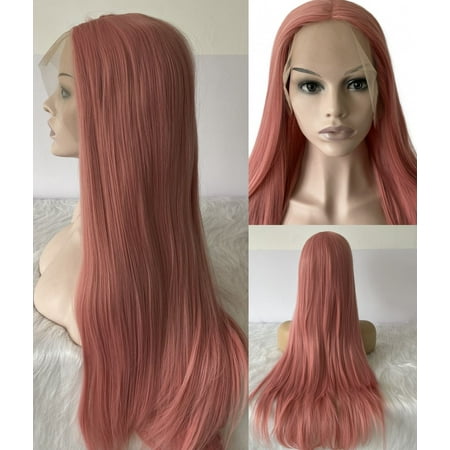 MISSWEN Glueless Lace Front Wig Long Heat Resistant Hair 2312 Synthetic Wigs 24 Inch Daily Use