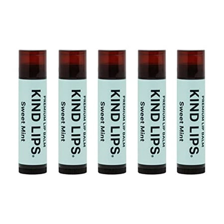 Kind Lips Lip Balm  Nourishing Soothing Lip Moisturizer for Dry Cracked Chapped Lips  Made in Usa with 100% Natural USDA Organic Ingredients  Sweet Mi