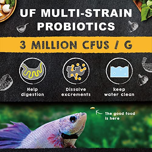 Ultra Fresh Betta Fish Food, Pro Shrimp Patties, 50% Sword Prawns + Akiami Paste Shrimps, All Natural Protein, Rich in Calcium, for Betta's Healthy De thumbnail