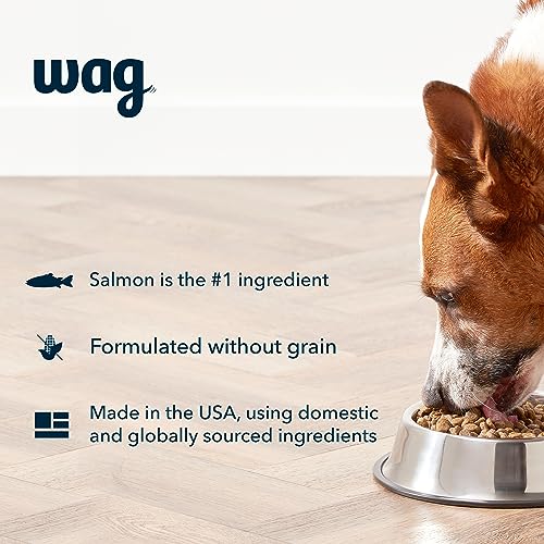 Amazon Brand - Wag Dry Dog Food Salmon & Sweet Potato, Grain Free 24 Lb Bag thumbnail