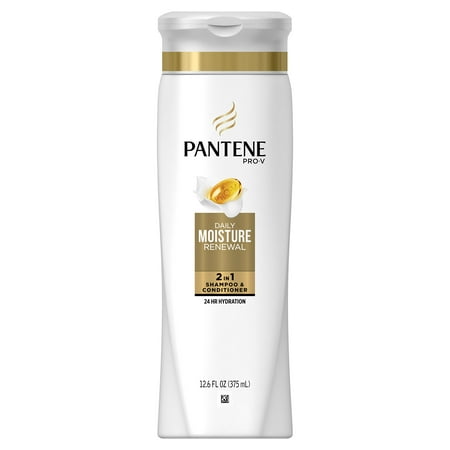 Pantene Pro-V 2 in 1 Shampoo & Conditioner  Daily Moisture Renewal  12.6 Ounce
