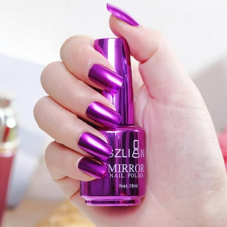 18ml Sexy Metallic Nail Polish Mirror Gel Nail Polish 7