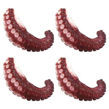 NUOLUX Meat Pork Food Octopus Animal Model Sea Looking Steak Roasted Display Beef Roast Playset Prop Kitchen Cooked Real