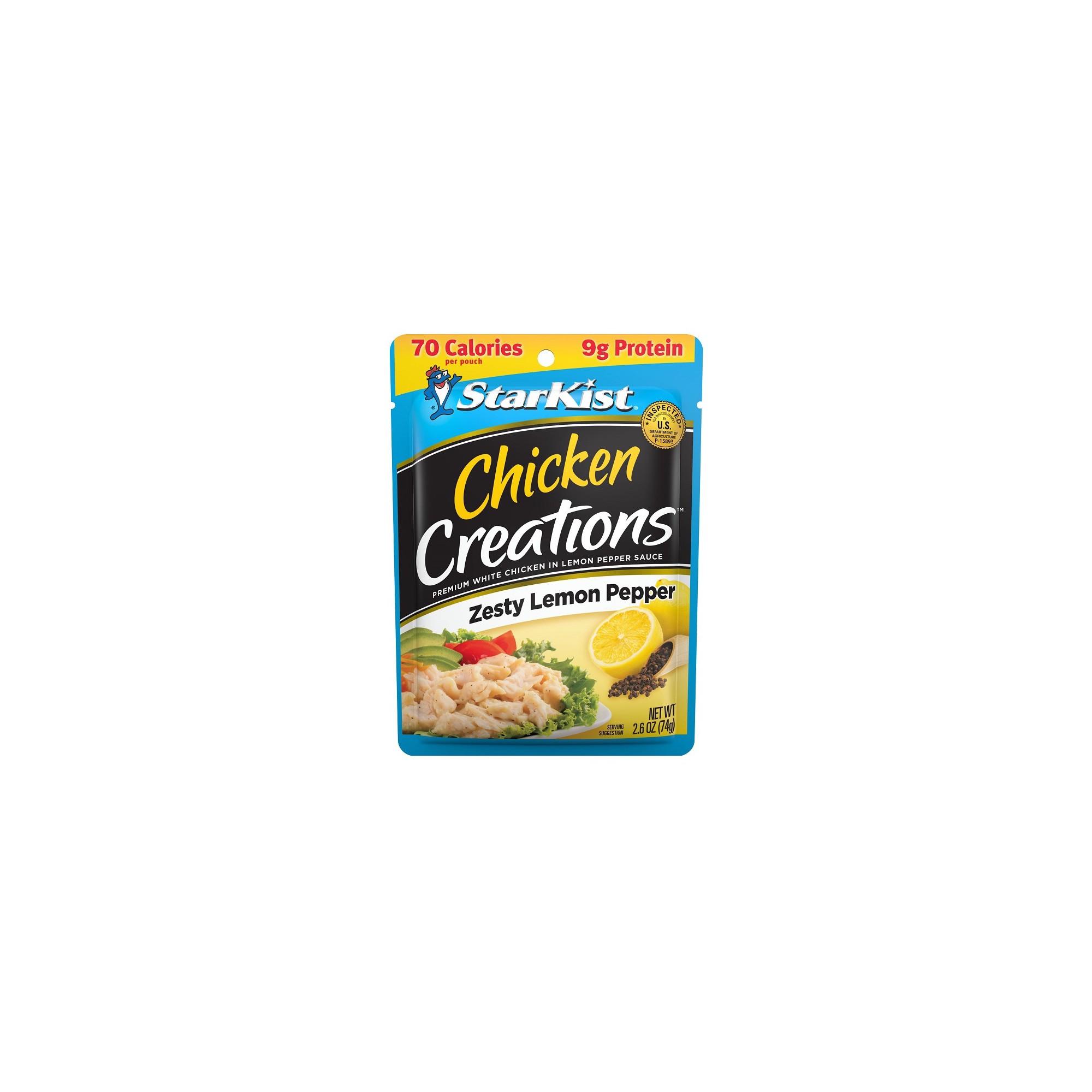 StarKist Chicken Creations  Zesty Lemon Pepper  2.6 Oz Pouch thumbnail