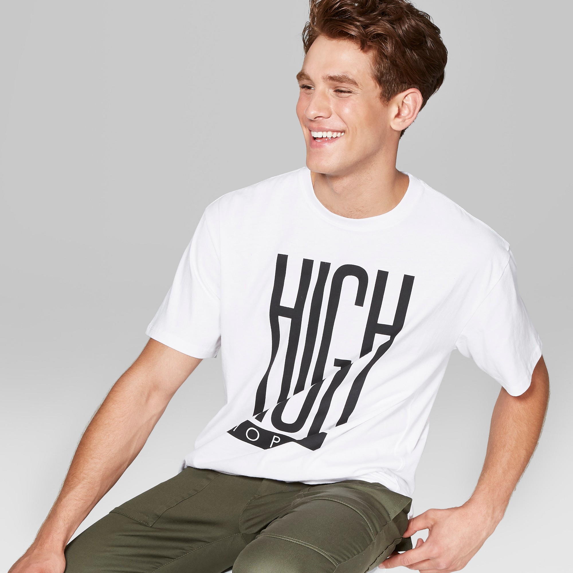 Men's Short Sleeve Graphic T-Shirt - Original Use White L thumbnail