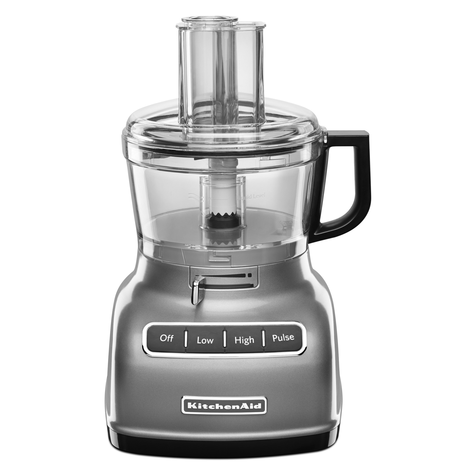 Restored KITCHENAID KFP0722CU 7-CUP FOOD PROCESSOR with EXACT SLICE SYTEM CONTOUR SILVER (Refurbished) thumbnail