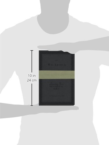 ESV MacArthur Drawing Near Devotional Bible (TruTone, Charcoal/Sage, Trail Design) thumbnail