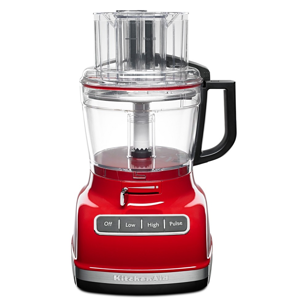 KitchenAid Refurbished 11-Cup Food Processor W/ Exactslice System in Red, RKFP1133ER