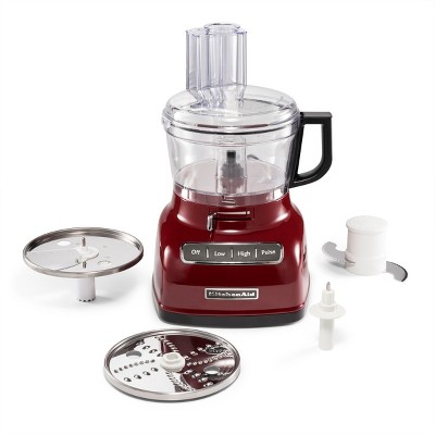 KitchenAid RKFP0711GC 7-Cup Food Processor - Gloss Cinnamon Dark Red (Certified Refurbished) thumbnail