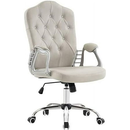 YPZBBOOM Adjustable Home Office Chairs Manicure Lumbar Support Work Chair Cute Swivel Rolling Nail Chair Ergonomic Chair with Armrest 3535 (Yellow)