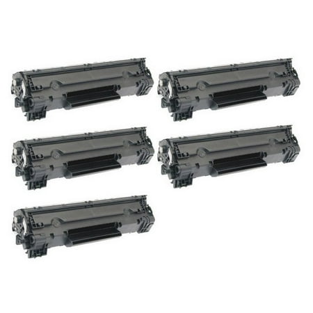 PrinterDash Compatible Replacement for MF-4410/4430/4550/4570/4770/4880/4890 Jumbo Toner Cartridge (5/PK-3000 Page Yield) (TYPE 128) (3500B001AAJ_5PK)