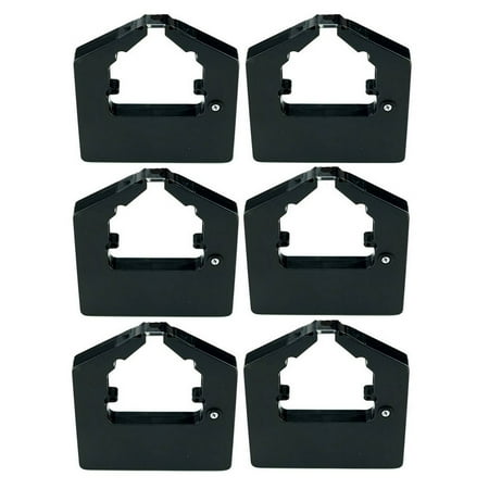 PrinterDash Compatible Replacement for Unisys 3270/B9252/9253-93/B20 Black Printer Ribbons (6/PK) (04-1071-556)