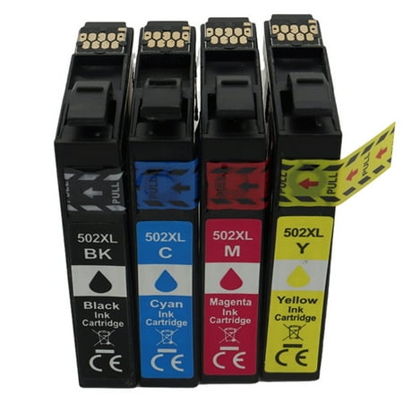 TINYSOME Refillable 502XL Replacement for Epson XP-5100 XP-5105 XP-5150 Ink Cartridges