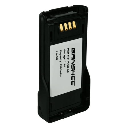 Banshee 7.4V 2800mAh KNB-L3 Li-ion Battery Replacement for Kenwood TK-5230 TK-5330 TK-5430 NX-5000 NX-5200 NX-5300 NX-5400 VP5230 VP5330 Potable Radio