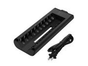 EBL 10-Bay Alkaline Battery Charger for Disposable AA AAA Alkaline Battery