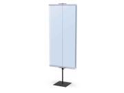 Testrite Snapgraphic Promo Double Sided Banner Stand with Travel Base Black - 24'