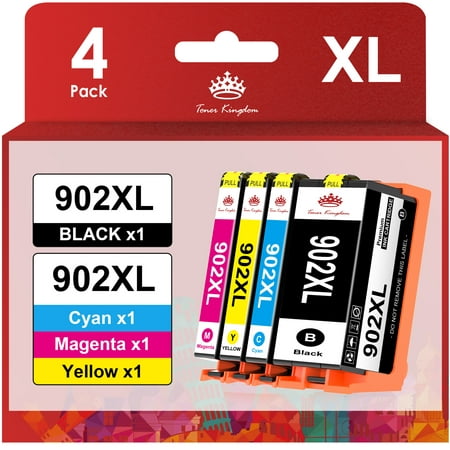 902XL 902 Ink 902 XL Ink Cartridges Replacement for HP Ink 902XL Combo Pack for HP Officejet Pro 6978 6968 6974 6975 6960 Officejet 6951 6954 6956 695