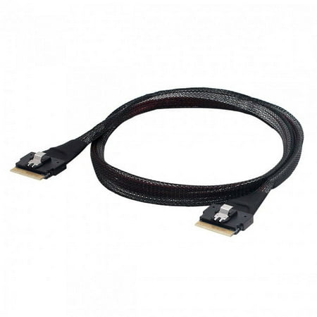 CY PCI-E Slimline SAS 4.0 SFF-8654 8i 74pin Host to SFF-8654 74Pin Slim SAS Target Cable 50cm