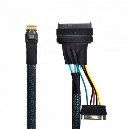 FVH U.2 U2 SFF-8639 to Slimline SFF-8654 4i NVME PCIe SSD Cable for Mainboard SSD 750 P3600 P3700 M.2