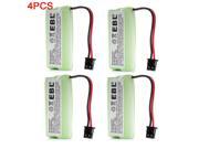 4X Rechargeable Cordless Home Phone Battery for Uniden BT-1016 BT-1021 BT-1008