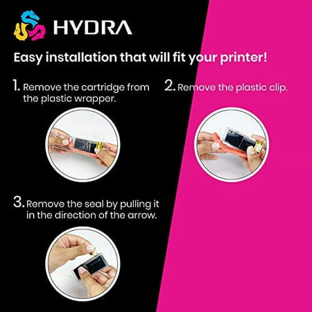 HYDRA Compatible Toner Cartridge Replacements for Xerox Phaser 6500 & WorkCentre 6505 High Yield (2 Black  1 Cyan  1 Magenta  1 Yellow  5-Pack)