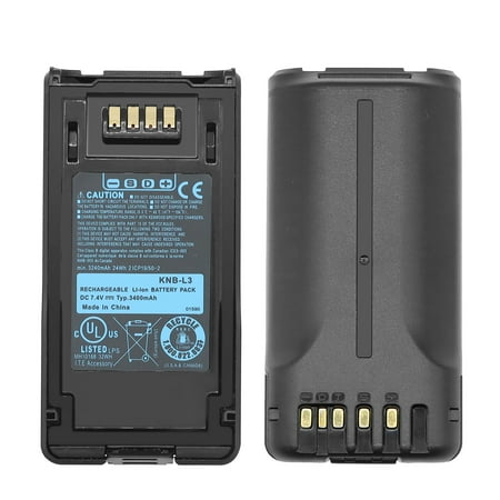 KNB-L3 3400mAh Li-ion Battery for Kenwood TK-5230 TK-5330 TK-5430 NX-5000