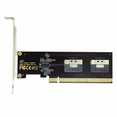 CY Dual Slimline SFF-8654 8X 4 NVME to PCIE Express 3.0 4.0 Raid Card VROC Raid0 Hyper Adapter