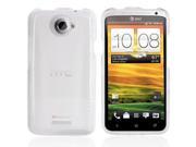 For HTC WINDOWS 8X / ONE 6990 Clear - Slim Case Hard Durable Shell Phone Cover