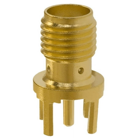 Pack of 3 142-0701-201 SMA Connector Jack  Female Socket 50Ohm Through Hole Solder :Rohs
