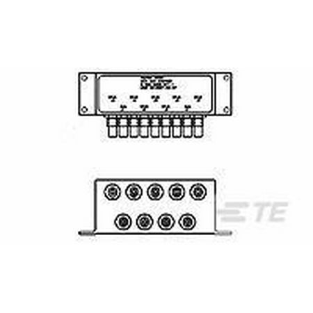 TE Connectivity / Raychem Brand D-500-0255-573-1 Data Bus Couplers