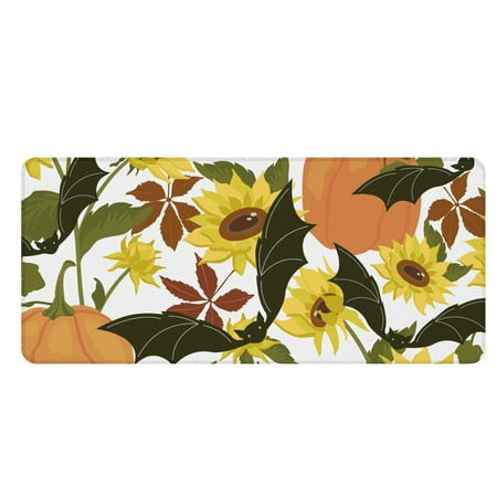 Bivenant Store Non-Slip Desk Pad Sunflower Large Mouse Pad Extended Gaming Mouse Pad  Waterproof Desk Mat with Stitched Edge Laptop Computer Keyboard 