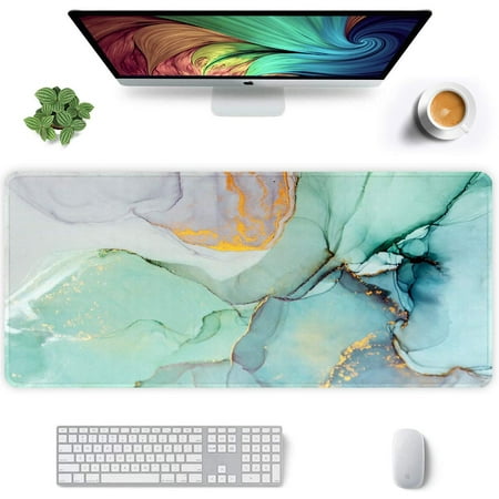 Extended Mouse Pad  XXL Gaming Mouse Pads  Large Big Mousepad Laptop Computer Keyboard Mat Desk Pad with Non-Slip Base Stitched Edge for Gaming Office