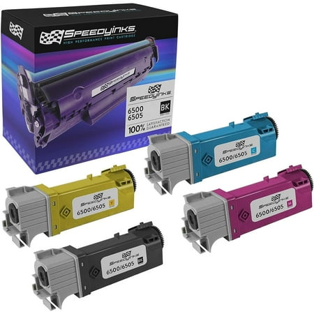 MYXIO Compatible Toner Cartridge Replacements for Phaser 6500 & WorkCentre 6505 (1 Black  1 Cyan  1 Magenta  1 Yellow  4-Pack)