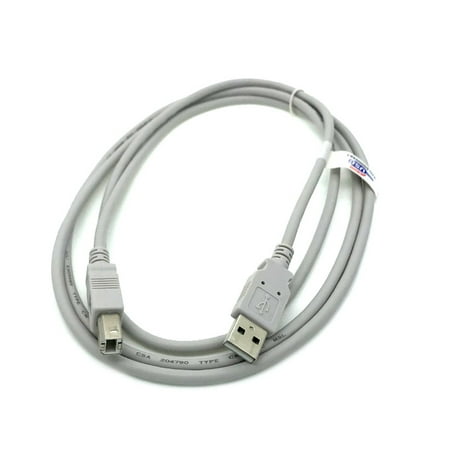 Kentek 6 Feet FT Beige USB Cable Cord for HP PHOTOSMART 5514 5515 6510 7510 7515 7520 7525 8150 8030