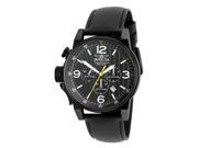 Invicta I-Force 20140 Men's Round Black Left Hand Chronograph Date Leather Watch