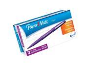 Paper Mate Flair Felt Tip Pens Medium Point Purple 12-Count 12-Pack