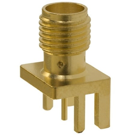 Pack of 4 142-0701-801 SMA Connector Jack  Female Socket 50 Ohms Board Edge  End Launch Solder :RoHS